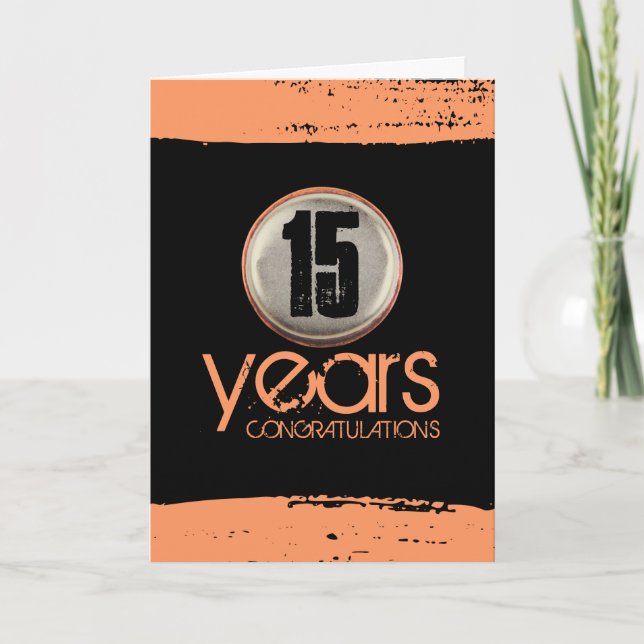 tarjeta de aniversario universal del empleado de p (Anverso)