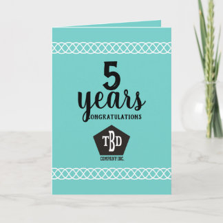 Tarjeta de aniversario universal para empleados cl