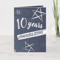 Tarjeta de aniversario universal para empleados de