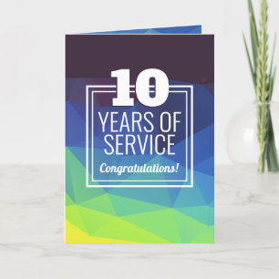 Tarjeta de aniversario universal para empleados Mo