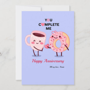 Tarjeta de aniversario 'You Complete Me'