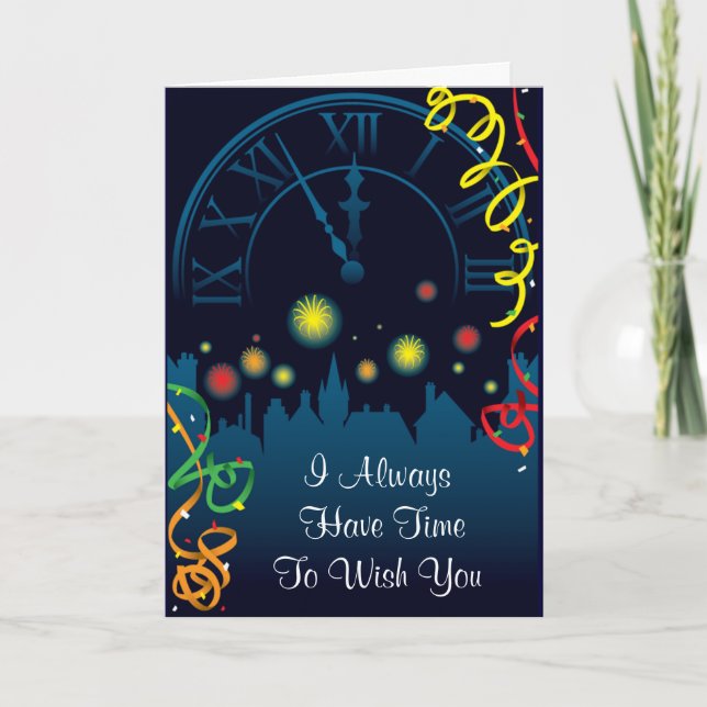 TARJETA DE AÑO NUEVO (Anverso)