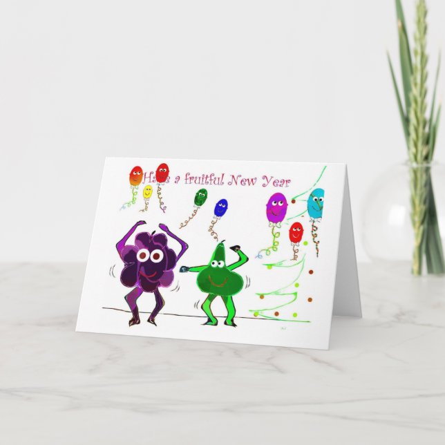 Tarjeta de Año Nuevo (Anverso)