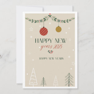 Tarjeta de Año Nuevo 2025