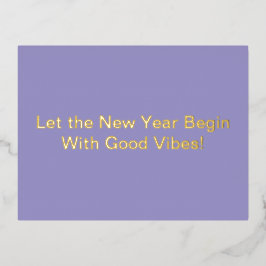 Tarjeta de Año Nuevo con un toque de fantasía