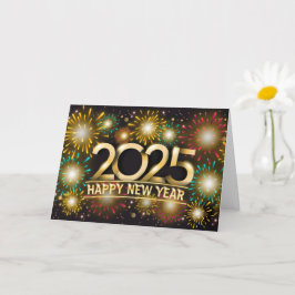 Tarjeta de Año Nuevo cristiano
