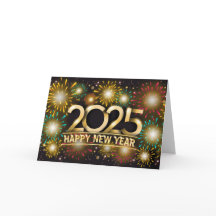 Tarjeta de Año Nuevo cristiano