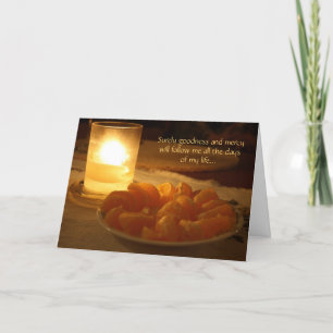 Tarjeta de Año Nuevo Cristiano del Salmo 23