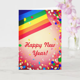 Tarjeta de Año Nuevo de 5" x 7" para el orgullo ar