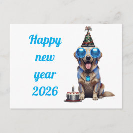 Tarjeta de Año Nuevo Divertida