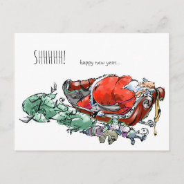 tarjeta de Año Nuevo divertido