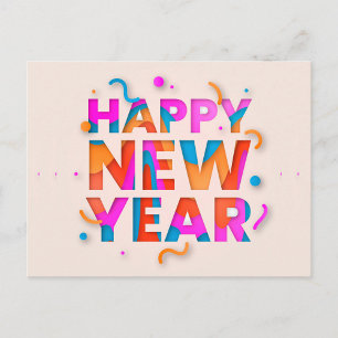 Tarjeta de Año Nuevo Feliz