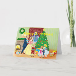 Tarjeta de Año Nuevo: Feliz Navidad y Feliz Año Nu
