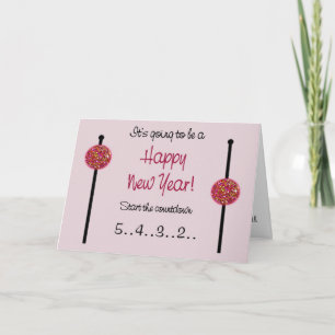 Tarjeta de Año Nuevo / Invitación de embarazo