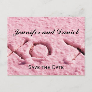 Tarjeta de Anuncio de Boda de Diciembre