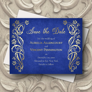 Tarjeta de anuncio de boda del Castillo de la Rosa