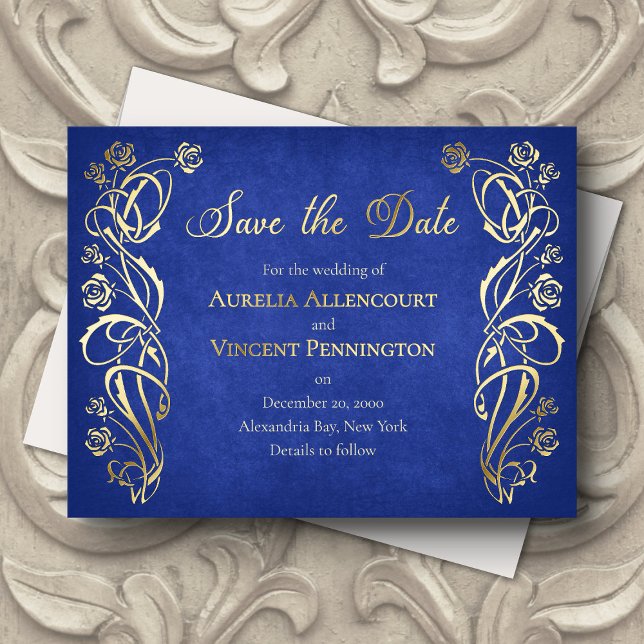 Tarjeta de anuncio de boda del Castillo de la Rosa (Subido por el creador)