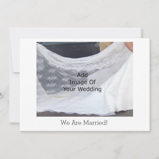 Tarjeta de Anuncio de Boda Simple con Copas de Cha