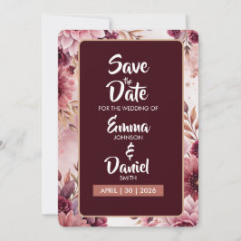 Tarjeta de Anuncio de Boho Dreams Floral Elegance