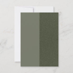 Tarjeta de Anuncio de Doble Tono Verde Musgo – Per