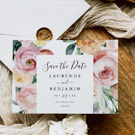 Tarjeta de anuncio de fecha de save the date con f