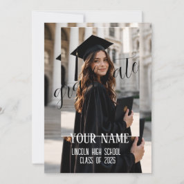 Tarjeta de Anuncio de Graduación 2026 | Collage de