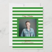 Tarjeta de Anuncio de Graduación de Ivory Forest H