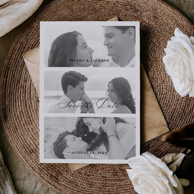 Tarjeta de anuncio de guardar la fecha de la boda  (Subido por el creador)