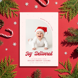 Tarjeta de anuncio de nacimiento de bebé moderno c