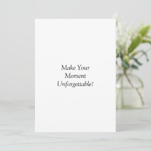 Tarjeta de Anuncio Plana Personalizada