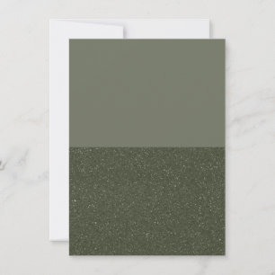 Tarjeta de Anuncio Verde Plana Texturizada Media P