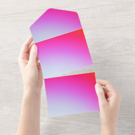 Tarjeta de Anuncios de Invitaciones de Color Sólid