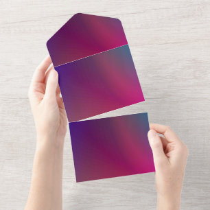 Tarjeta de Anuncios de Invitaciones de Color Sólid