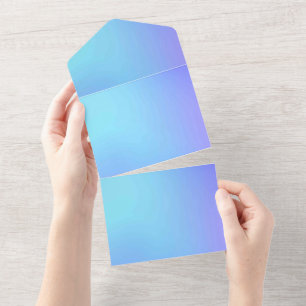 Tarjeta de Anuncios de Invitaciones de Color Sólid