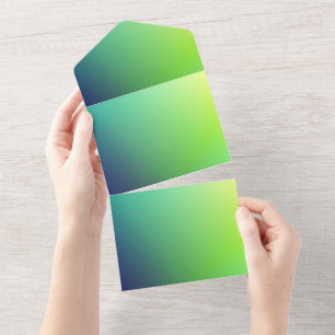 Tarjeta de Anuncios de Invitaciones de Color Sólid