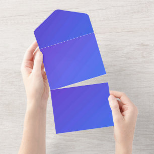 Tarjeta de Anuncios de Invitaciones de Color Sólid