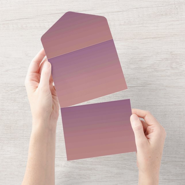 Tarjeta de Anuncios de Invitaciones de Color Sólid (desgarro)