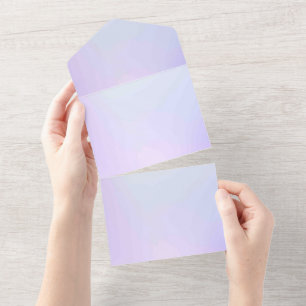 Tarjeta de Anuncios de Invitaciones de Color Sólid
