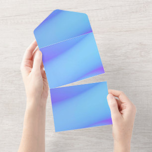 Tarjeta de Anuncios de Invitaciones de Color Sólid