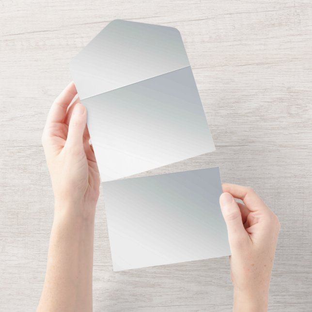 Tarjeta de Anuncios de Invitaciones de Color Sólid (desgarro)