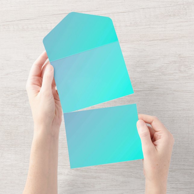 Tarjeta de Anuncios de Invitaciones de Color Sólid (desgarro)