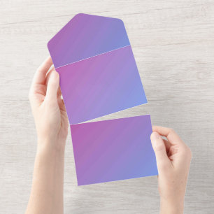Tarjeta de Anuncios de Invitaciones de Color Sólid