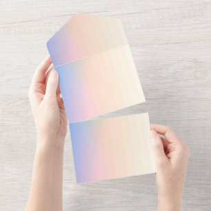 Tarjeta de Anuncios de Invitaciones de Color Sólid