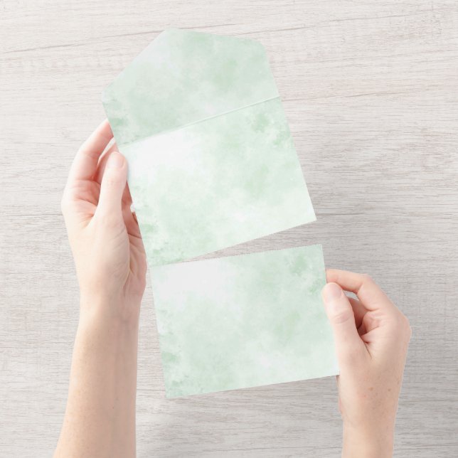 Tarjeta de Anuncios de Invitaciones de Color Sólid (desgarro)