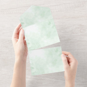 Tarjeta de Anuncios de Invitaciones de Color Sólid