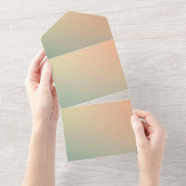 Tarjeta de Anuncios de Invitaciones de Color Sólid