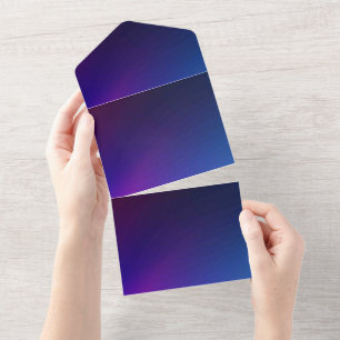 Tarjeta de Anuncios de Invitaciones de Color Sólid