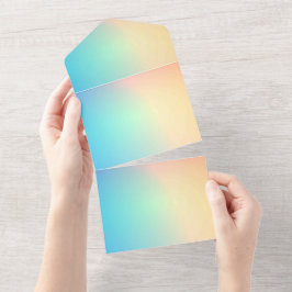 Tarjeta de Anuncios de Invitaciones de Color Sólid