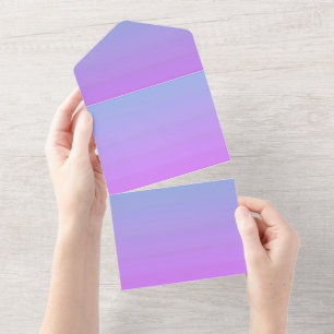 Tarjeta de anuncios de invitaciones de color sólid