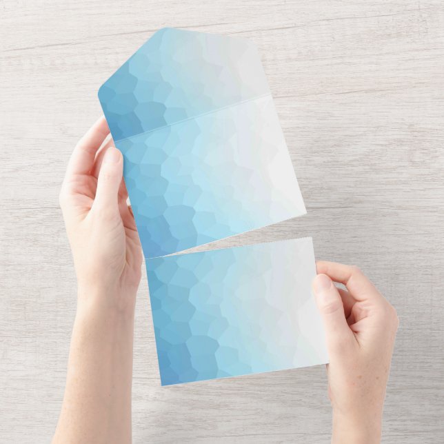 Tarjeta de Anuncios de Invitaciones de Color Sólid (desgarro)